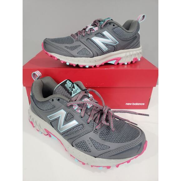 NEW Size 6.5 New Balance 412v3 Low Gray‎ WTE412H3 Grey Purple Athletic Walking - Picture 1 of 7